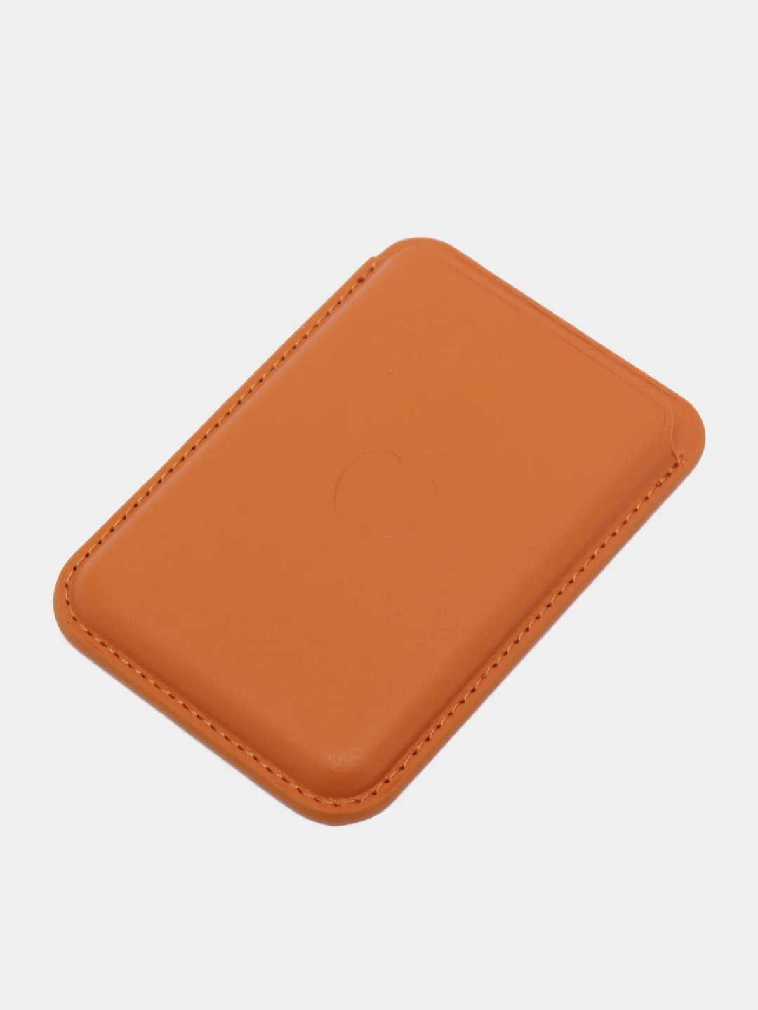 Светло-оранжевый картхолдер на iPhone, с поддержкой MagSafe Leather Wallet