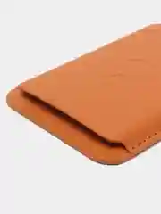 Светло-оранжевый картхолдер на iPhone, с поддержкой MagSafe Leather Wallet