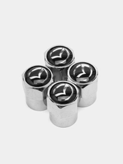 Колпачки для колес/шин на ниппель авто с логотипом "Mazda", 4 шт