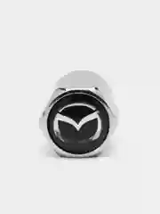 Колпачки для колес/шин на ниппель авто с логотипом "Mazda", 4 шт