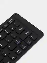 Черный складная беспроводная Bluetooth клавиатура