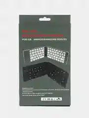 Черный складная беспроводная Bluetooth клавиатура