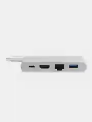 USB переходник концентратор Type-C HDMI RJ45