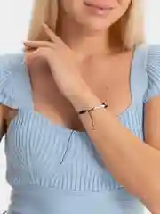 Белый браслет "Инь Ян"