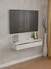 Бежевый тумба под телевизор 100