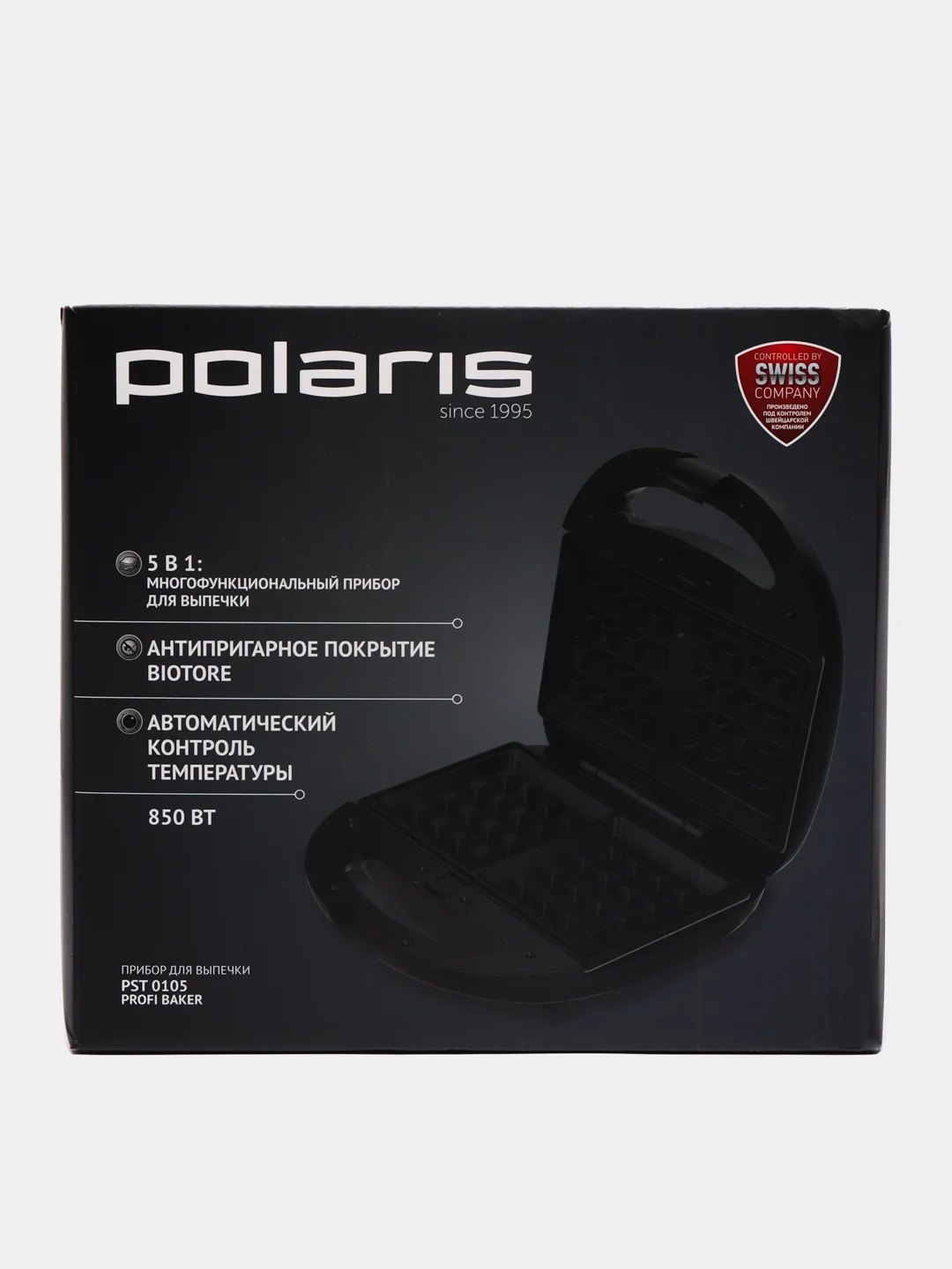 Прибор для выпечки Polaris PST 0105 Profi Baker, черный