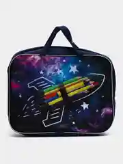 Голубой папка с ручками для школы А4