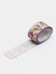 Лавандовый лента репсовая, с рисунком, 2,5 см, 2 м