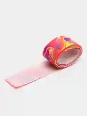 Бордовый лента репсовая, с рисунком, 2,5 см, длина 2 м
