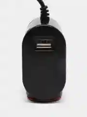 Черный автомобильное зарядное устройство OLESSON №1631, 2 выхода, USB