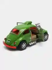 Лайм машинка металлическая Kinsmart Volkswagen Beetle Custom Dragracer KT5405D, 1:32