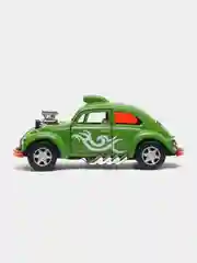 Лайм машинка металлическая Kinsmart Volkswagen Beetle Custom Dragracer KT5405D, 1:32