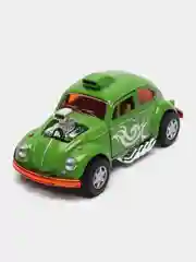 Лайм машинка металлическая Kinsmart Volkswagen Beetle Custom Dragracer KT5405D, 1:32