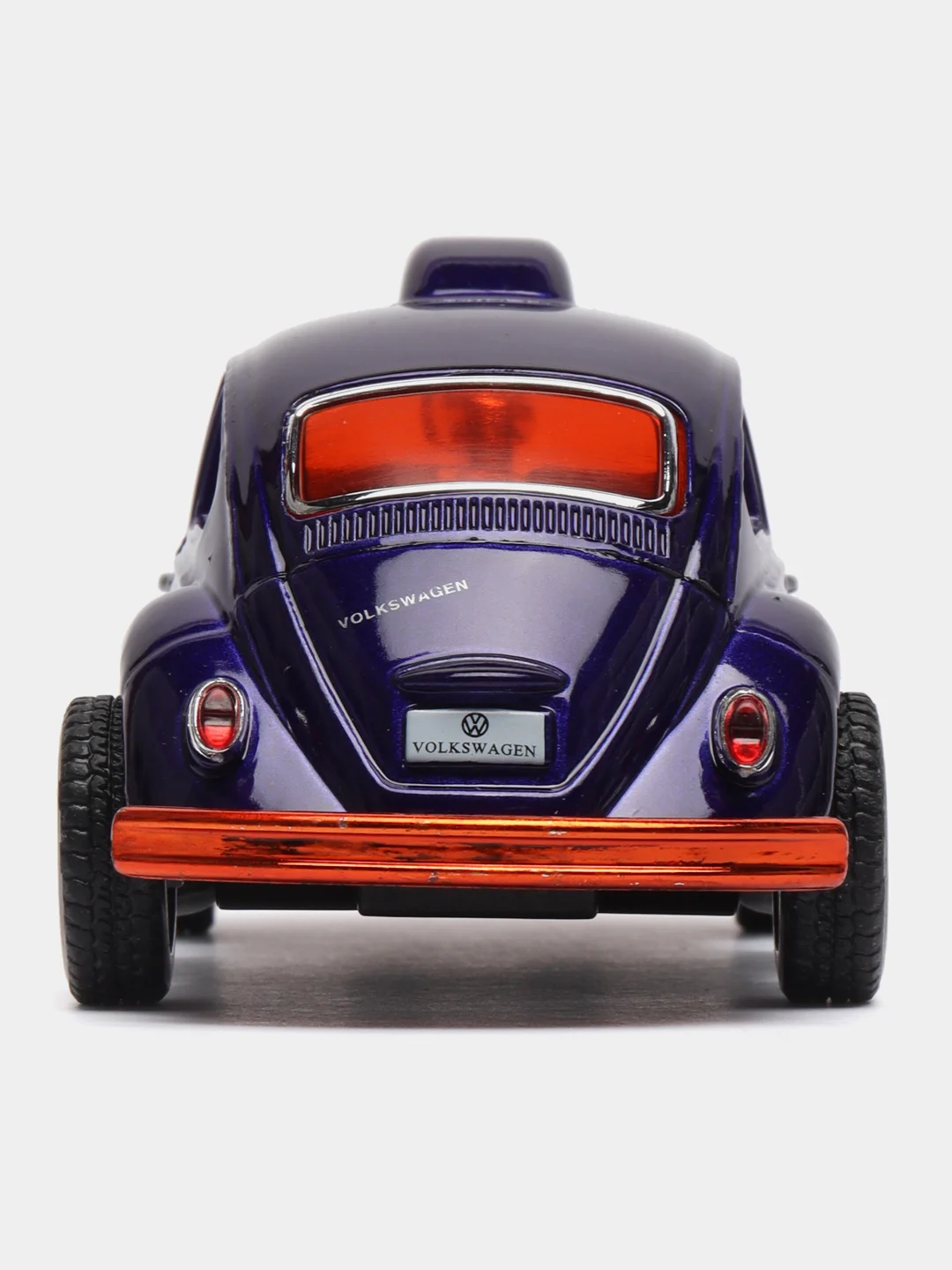 Фиолетовый машинка металлическая Kinsmart Volkswagen Beetle Custom Dragracer KT5405D, 1:32