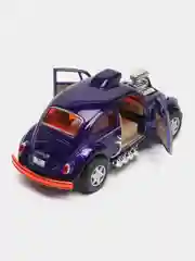 Фиолетовый машинка металлическая Kinsmart Volkswagen Beetle Custom Dragracer KT5405D, 1:32