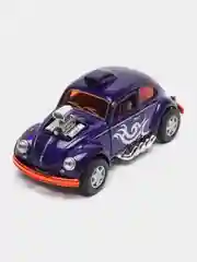 Фиолетовый машинка металлическая Kinsmart Volkswagen Beetle Custom Dragracer KT5405D, 1:32