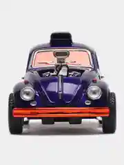 Фиолетовый машинка металлическая Kinsmart Volkswagen Beetle Custom Dragracer KT5405D, 1:32