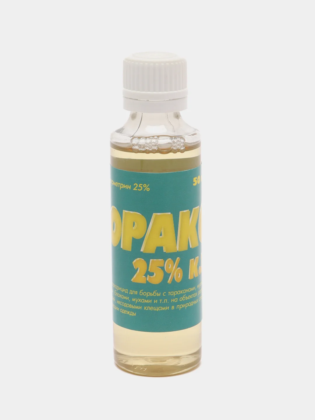 От тараканов Юракс, от клопов, муравьев, комаров, клещей, 25%, 50мл