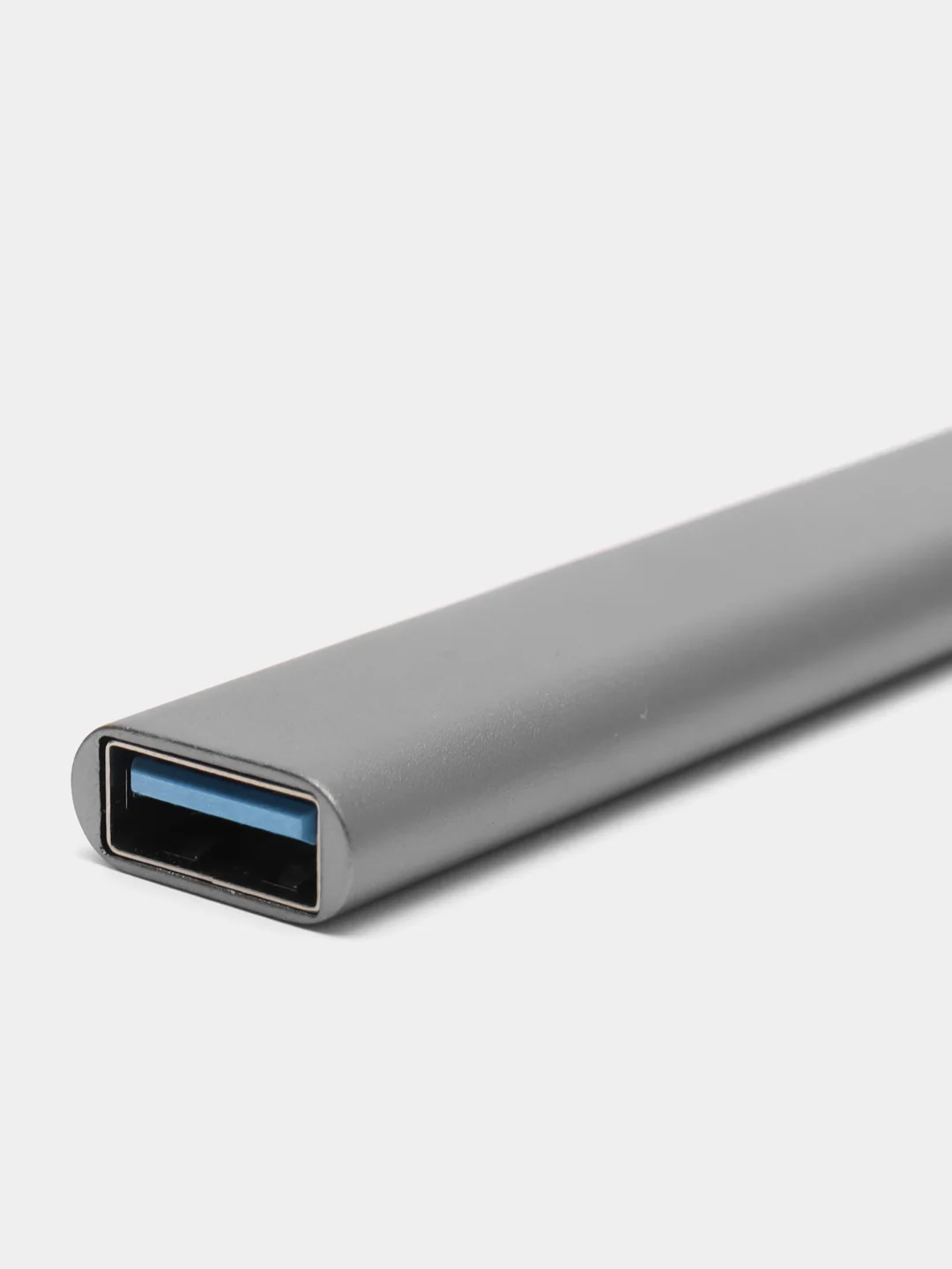 Серебряный usb hub концентратор универсальный usb 3.0 type-c 4 в 1