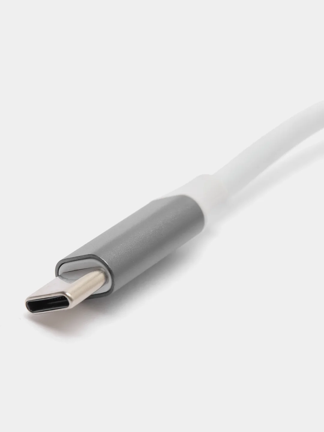 Серебряный usb hub концентратор универсальный usb 3.0 type-c 4 в 1