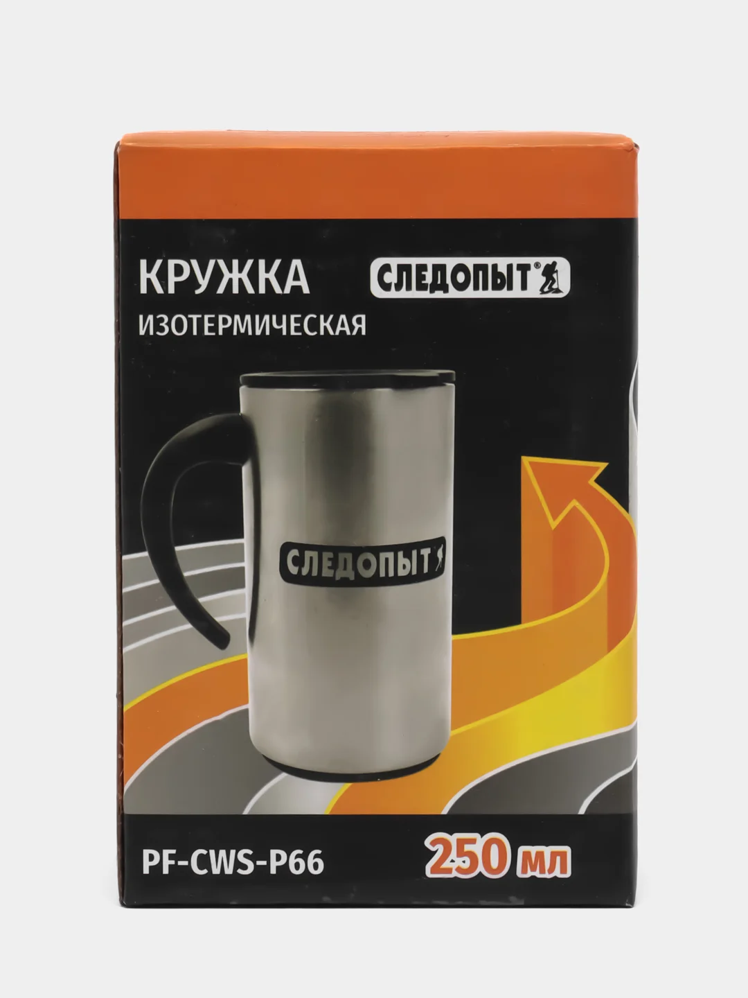 Кружка изотермическая, термокружка, объем 250 мл, нержавеющая сталь, PF-CWS-P66