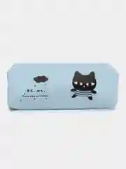 Алый пенал школьный на молнии, МИКС