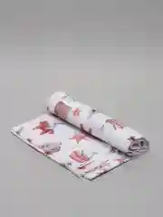 Пеленка для новорожденных, муслиновая, хлопковая, детская, 90 х 110