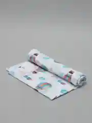 Пеленка для новорожденных, муслиновая, хлопковая, детская, 90 х 110