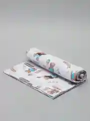 Пеленка для новорожденных, муслиновая, хлопковая, детская, 90 х 110