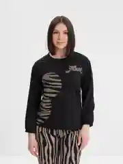 Черный пижама женская с брюками, подростковая, двойка