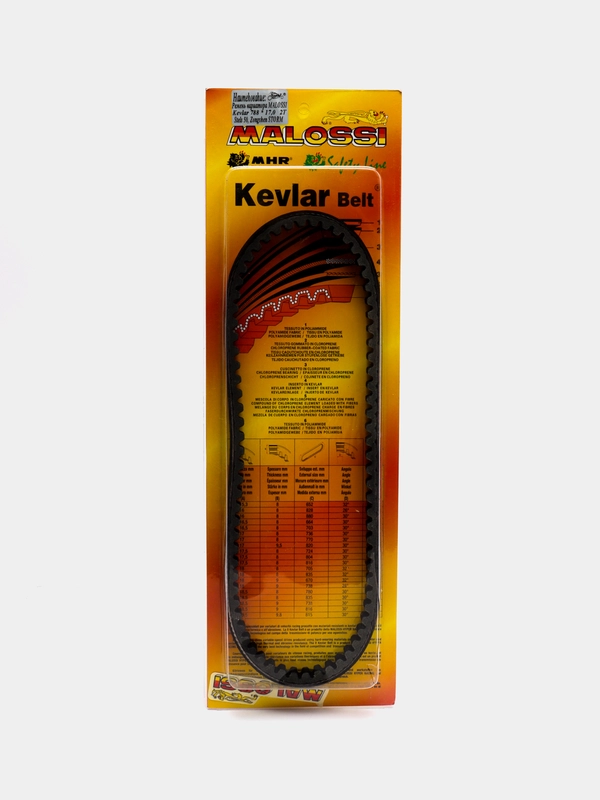 Ремень вариатора скутер 4T, 2T Stels 1E40QMB (788 x 17, MALOSSI Kevlar)