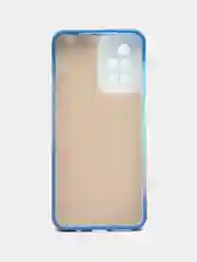 Небесно-голубой чехол для Xiaomi Redmi 10 (Сяоми Редми 10), силиконовый, с мягким подкладом