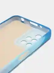 Небесно-голубой чехол для Xiaomi Redmi 10 (Сяоми Редми 10), силиконовый, с мягким подкладом