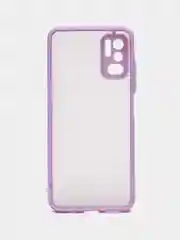 Лавандовый чехол Xiaomi Poco M3 Pro, Redmi Note 10T, пластиковый, матовый, с цветными кнопками