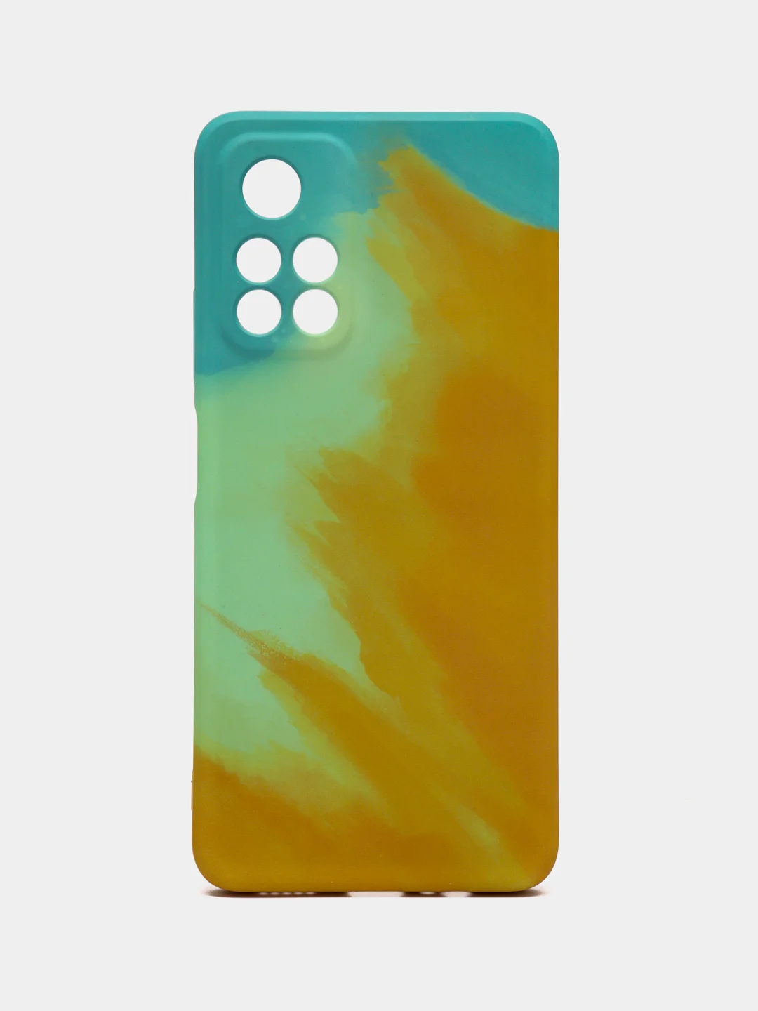 Горчичный чехол Xiaomi Poco M4 Pro 5G, Redmi Note 11 5G, Редми Нот 11 силиконовый с мягким подкладом