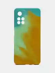 Горчичный чехол Xiaomi Poco M4 Pro 5G, Redmi Note 11 5G, Редми Нот 11 силиконовый с мягким подкладом