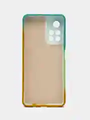 Горчичный чехол Xiaomi Poco M4 Pro 5G, Redmi Note 11 5G, Редми Нот 11 силиконовый с мягким подкладом