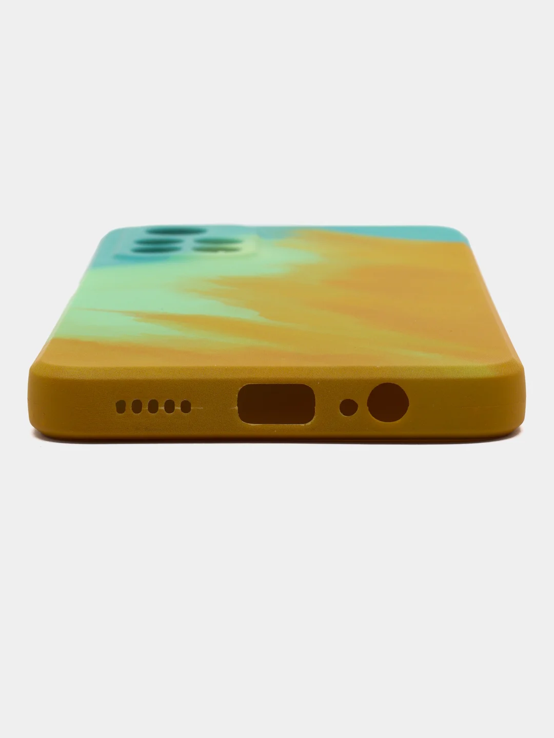 Горчичный чехол Xiaomi Poco M4 Pro 5G, Redmi Note 11 5G, Редми Нот 11 силиконовый с мягким подкладом