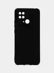 Угольный чехол Xiaomi Redmi 10C / Poco C40, Сяоми Редми 10С / Поко С40 силиконовый цветной, матовый