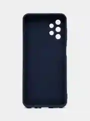 Синий чехол силиконовый на Samsung Galaxy A13, Самсунг Галакси А13 4G, матовый
