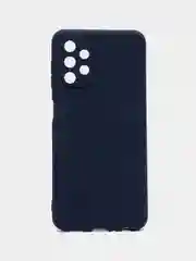 Синий чехол силиконовый на Samsung Galaxy A13, Самсунг Галакси А13 4G, матовый