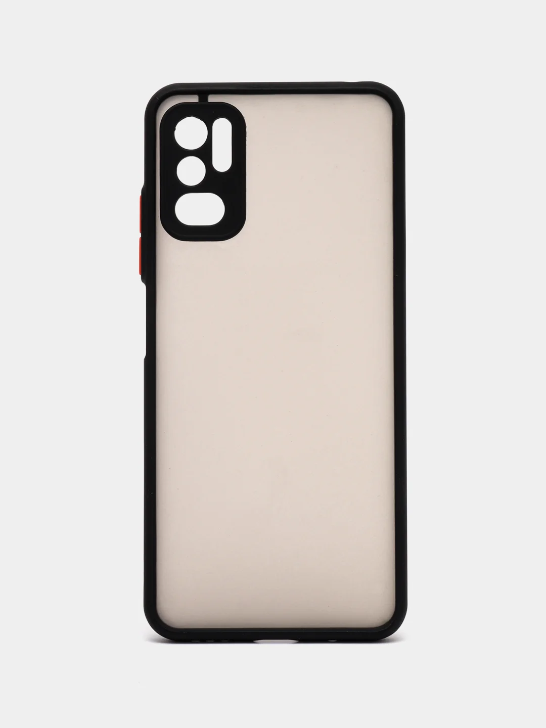 Черный чехол Xiaomi Poco M3 Pro, Redmi Note 10T, пластиковый, матовый, с цветными кнопками