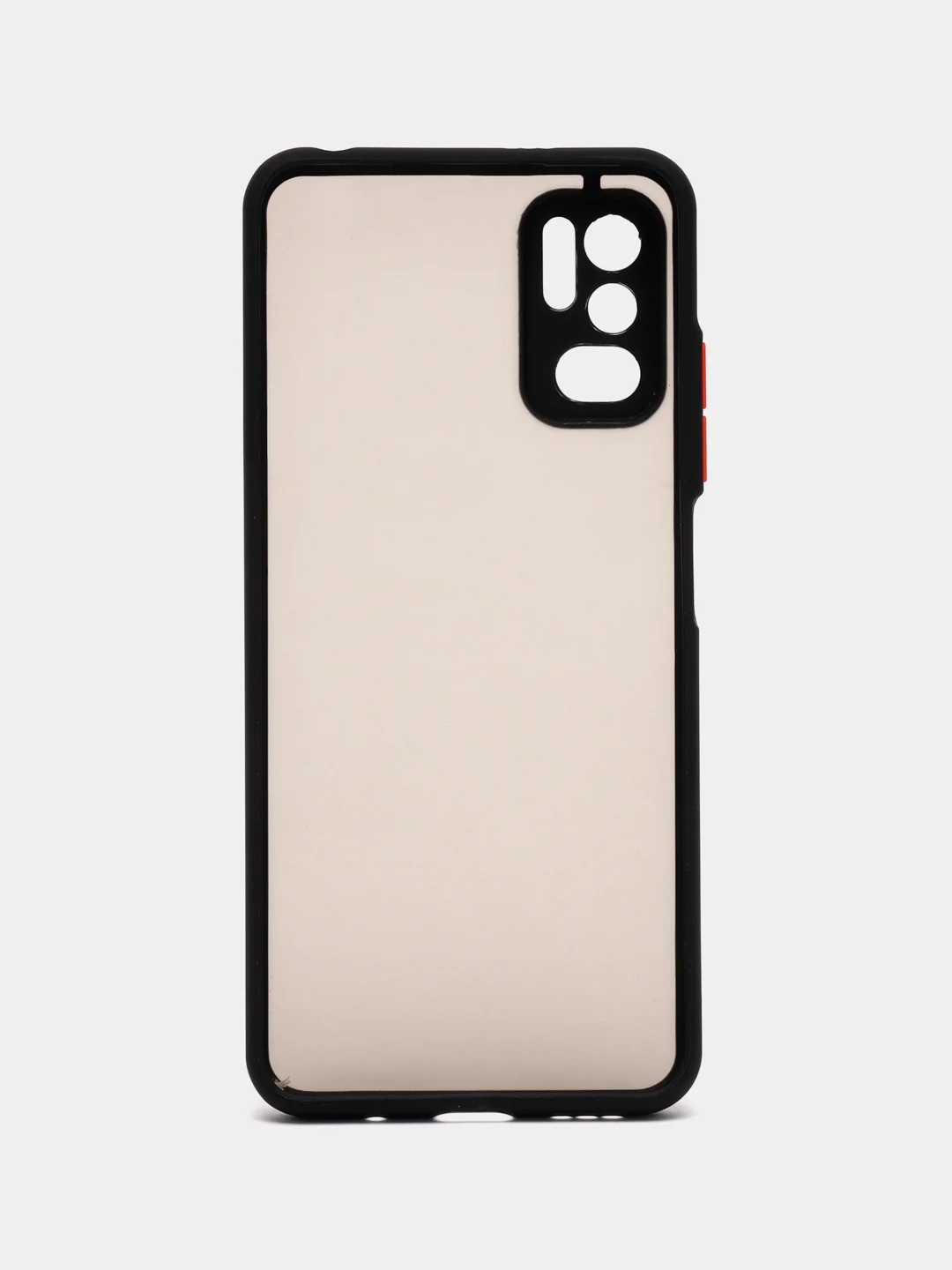 Черный чехол Xiaomi Poco M3 Pro, Redmi Note 10T, пластиковый, матовый, с цветными кнопками