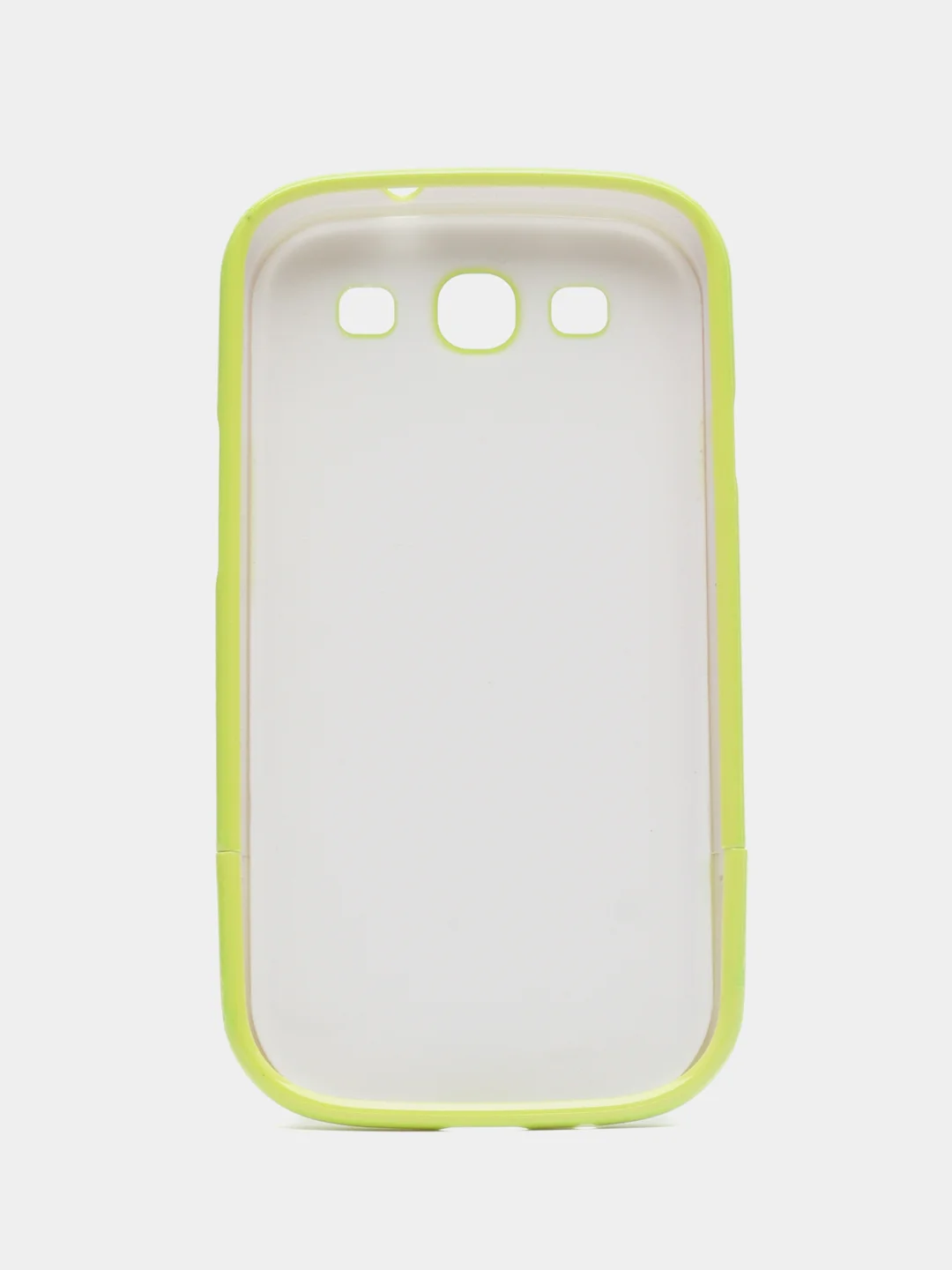 Зеленый пластиковый чехол налкадка-бампер для Samsung S3 / i9300