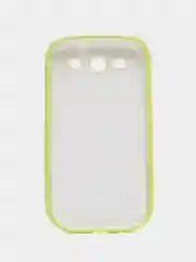 Зеленый пластиковый чехол налкадка-бампер для Samsung S3 / i9300