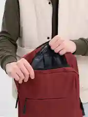 Багровый рюкзак мужской