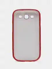 Бордовый пластиковый чехол налкадка-бампер для Samsung S3 / i9300