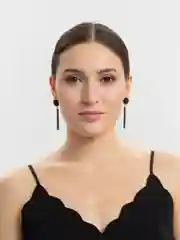 Серьги висячие кисточки