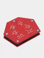 Алый магнитный угольник для сварочных работ