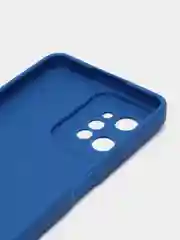 Синий чехол силиконовый на Realme C31, с защитой камеры